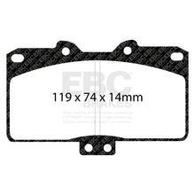 EBC Yellowstuff pads for Mitsubishi GTO (front)