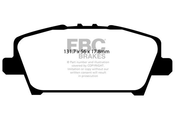 EBC Yellowstuff pads for Honda Civic Type S (FK/FN) Front