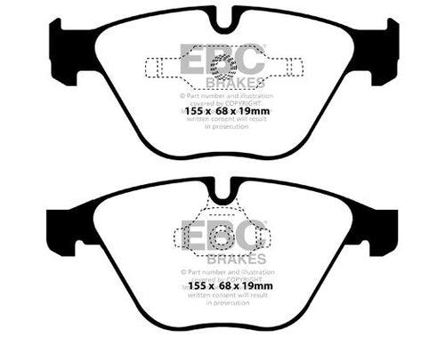 EBC Yellowstuff pads for BMW E9x (Non-M3) Front