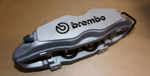 Grey Brembo caliper upgrade