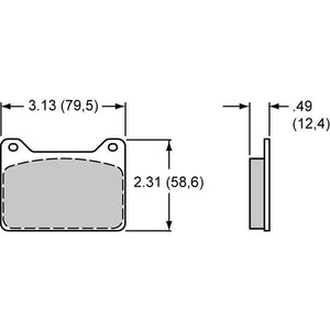 Wilwood Powerlite BP20 pads