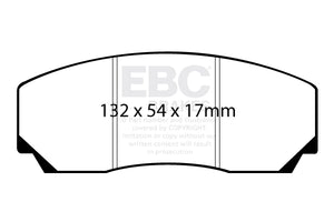 EBC Yellowstuff pads for Prorace 5 calipers (DP4002R)
