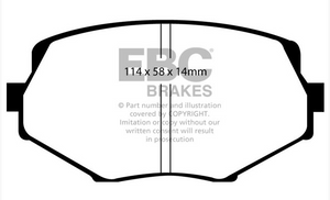 EBC Yellowstuff pads for MX5 Mk1/2 (NA/NB) Front