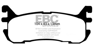 EBC Yellowstuff pads for MX5 Mk1/2 (NA/NB) Rear