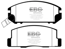 PBS Protrack pads for Toyota MR2 Roadster (Mk3) Rear
