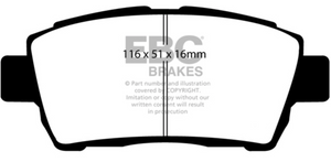 EBC Bluestuff pads for Toyota MR2 Roadster (Mk3) Front