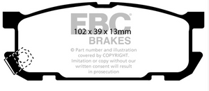 EBC Yellowstuff pads for MX5 Mk2.5 Sport Rear
