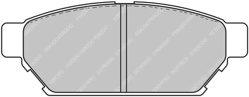 Ferodo DS2500 pads for Mitsubishi FTO (Front)