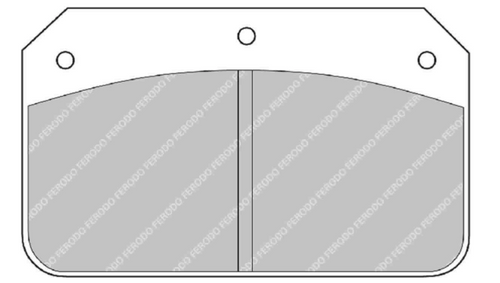 Ferodo DS1.11 pads for Wilwood Dynalite calipers (Upgrade to BBK)