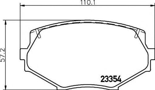 Mintex pads for Mazda MX5 Mk1/2 1.8 front calipers