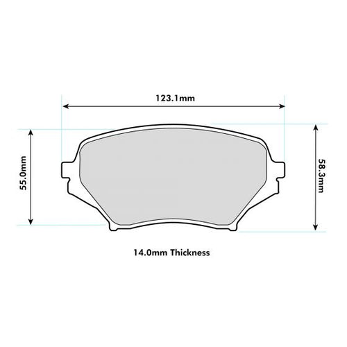 Mazda MX5 Mk3 NC 1.8/2.0 PBS ProTrack pads (Front)