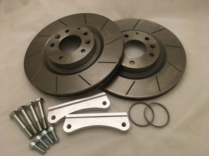 AM Autoparts Front Disc Brake Caliper Set With Brackets – Pair For Ford Mazda Mercury