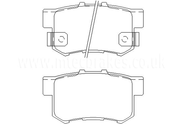 Mintex pads for Honda S2000 rear calipers