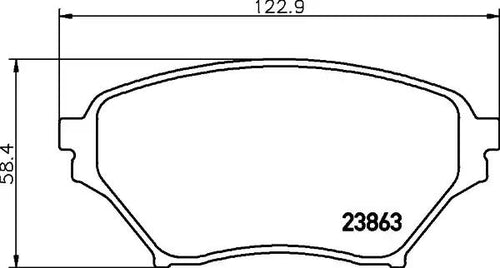 Mintex pads for Mazda MX5 Mk2.5 Sport SVT NBFL front calipers